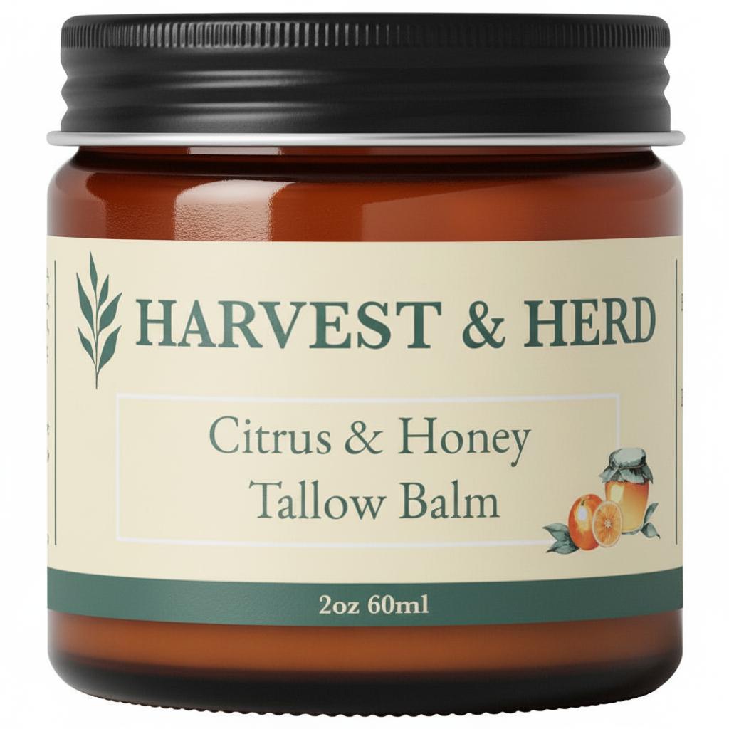 Citrus & Honey Tallow Balm