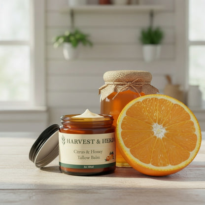 Citrus & Honey Tallow Balm - Harvest & Herd Co.
