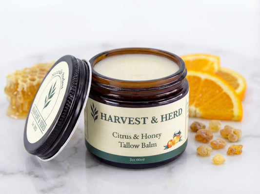 Citrus & Honey Tallow Balm